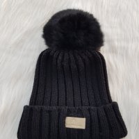 Зимна шапка с естествен пух, снимка 8 - Шапки - 42804124