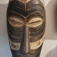 Африканска  маска Сонгие от Конго, снимка 2 - Антикварни и старинни предмети - 36695798