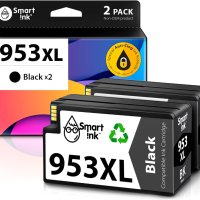 Smart Ink касета с мастило за HP 953XL 953 XL 2 Multipack (2 черни XL), снимка 1 - Консумативи за принтери - 44213864
