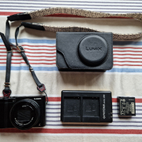 Фотоапарат Panasonic Lumix DMC-TZ100 + аксесоари, снимка 1 - Фотоапарати - 44764832
