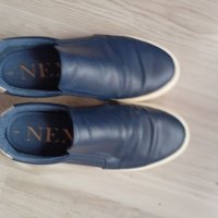 Тъмно сини кожени обувки Next/38, снимка 6 - Дамски ежедневни обувки - 40695933