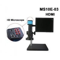 SUNSHINE MS10E-03 HDMI USB цифров екран сканиращ електронен тринокулярен дисплей микроскоп с 10 инча, снимка 2 - Друга електроника - 44264066