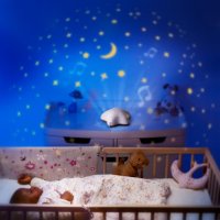 Проектор Pabobo Musical Stars детски музикален проектор нощна лампа , снимка 2 - Детски нощни лампи - 42231549