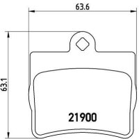 Нови накладки за Мерцедес 202 и 124, снимка 2 - Части - 25815448