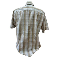 Мъжка риза MARLBORO CLASSICS размер XXXL 3XL бежова райе, снимка 3 - Ризи - 44569383