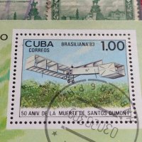 Две пощенски блок марки САМОЛЕТИ поща Камбоджа,Куба много красиви за КОЛЕКЦИЯ 22518, снимка 8 - Филателия - 40397288