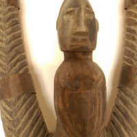 Африканска маска от Нигерия, снимка 6 - Колекции - 31619128
