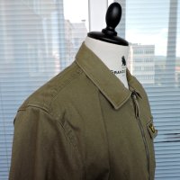 Lyle & Scott Mens Khaki Green Full Zip Lightweight Casual Jacket Size L, снимка 7 - Якета - 44339332