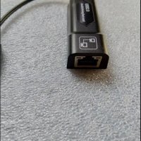 USB LAN карта 100Mbps, снимка 2 - Мрежови адаптери - 30422164