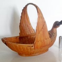 Френска кошница - панер във формата на патка или гъска, снимка 4 - Антикварни и старинни предмети - 29988671