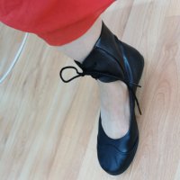 Обувки  естествена кожа около глезена марка скъпа FLY, снимка 2 - Дамски ежедневни обувки - 39145783