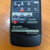 Sharp RRMCG0180AWSA, Remote control for micro system /Boombox , снимка 3 - Аудиосистеми - 37667642