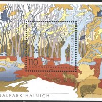 Чист блок Национален парк Хайнич 2000 от Германия, снимка 1 - Филателия - 39426814