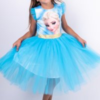 Рокля Елза Замръзналото кралство Frozen Леденото кралство , снимка 2 - Детски рокли и поли - 42454899