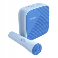 Тонколона Блутут безжична + микрофон Philips TAS4405N/00 3W Синя със слот за SD карта, снимка 2 - Bluetooth тонколони - 34931970