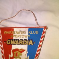 Футболно флагче на Гвардия Варшава 255х150мм, снимка 5 - Футбол - 30072162