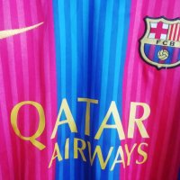 Barcelona Neymar Jr Nike оригинална тениска фланелка блуза Неймар Барселона дълъг ръкав XL, снимка 4 - Тениски - 42300808