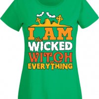 Дамска тениска I'm The Wicked Witch Of Everything 1,Halloween,Хелоуин,Празник,Забавление,Изненада,, снимка 7 - Тениски - 38137968