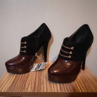 Чисто нови обувки на ток 37 номер полуботи, снимка 1 - Дамски боти - 30533609