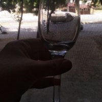Стъклени ретро чаши, снимка 3 - Чаши - 34119318