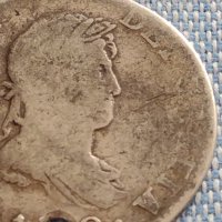 Сребърна монета 2 реала 1822г. Фернандо седми Мексико 13693, снимка 3 - Нумизматика и бонистика - 42915234