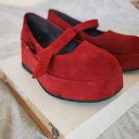 Червени обувки Camper, номер 36, снимка 12 - Дамски обувки на ток - 42769969