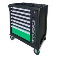 Шкаф с инструменти с 7 чекмеджета – 5 пълни RockForce, снимка 4 - Куфари с инструменти - 38223448