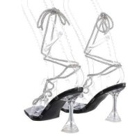Елегантни дамски сандали на висок ток, 5цвята , снимка 13 - Сандали - 40384475