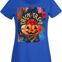 Дамска тениска Halloween 10,Halloween,Хелоуин,Празник,Забавление,Изненада,Обичаи,, снимка 5 - Тениски - 38146651