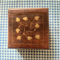 индийска дървена кутия , снимка 1 - Други - 38990173