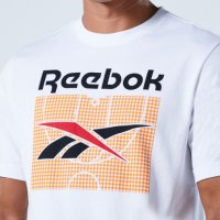 Reebok нова класическа бяла тениска размер М, снимка 3 - Тениски - 38405888