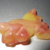 Ахат жълт естествен, Златна Риба, рибка 35 карата, снимка 6 - Колекции - 34929377
