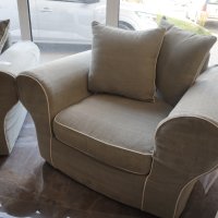 Комплект двуместен диван и фотьойл, снимка 2 - Дивани и мека мебел - 42852868
