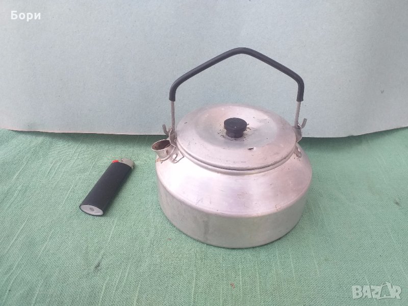Алуминиев малък туристически чайник, снимка 1