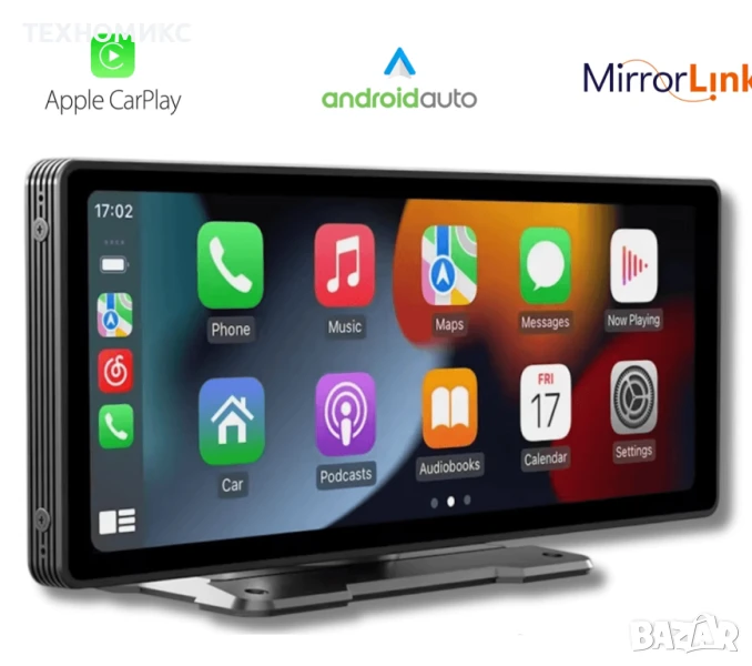 Безжичен екран CarPlay Android/iOS Auto 10,26inc, снимка 1