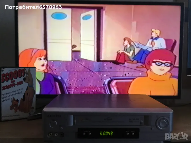 Видеокасета '' Скуби Ду и Щастливият Люк '' VHS, снимка 1