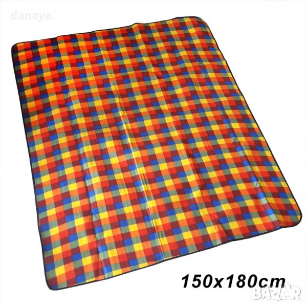 1712 Постелка за пикник плаж къмпинг полар 150x180cm, снимка 1