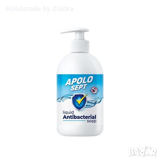 Apolo Антибактериален сапун Sept, течен, 500 ml, снимка 1