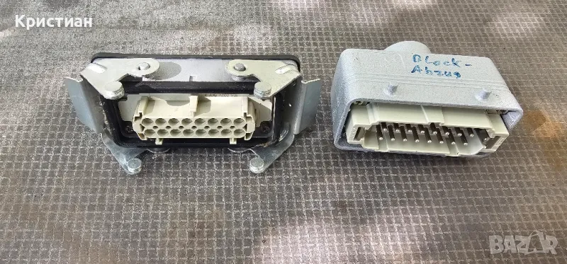 16 pin индустриален конектор. , снимка 1