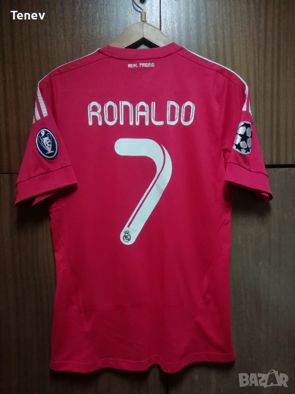 Real Madrid Ronaldo оригинална тениска фланелка червен Реал Мадрид Роналдо Шампионска Лига Adidas , снимка 1