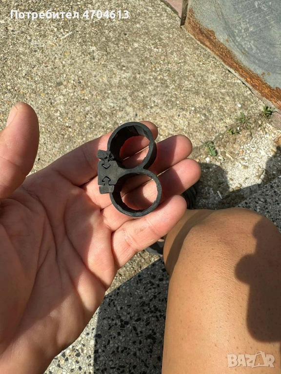 Гумена скоба за маркучи само за 5Eur., снимка 1