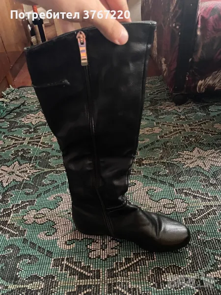 Дамски кожени ботуши, снимка 1