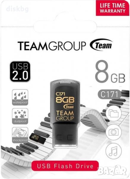 Нова USB 8GB Flash памет TeamGroup C171, USB 2.0, запечатана, снимка 1