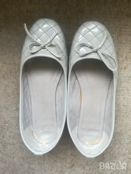 38номер!Светлосиви пантофки, снимка 1