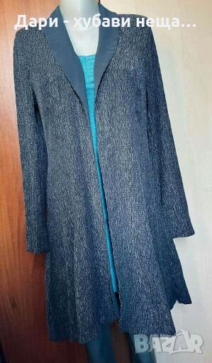 Дълга вталена жилетка от плат🍀❤S,M,L🍀❤арт.3070, снимка 1