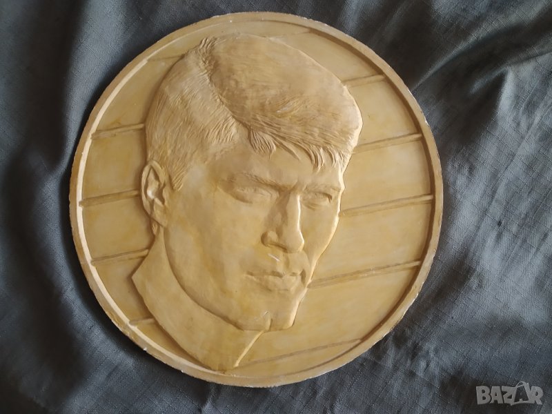 гипсово пано-никола котков, снимка 1