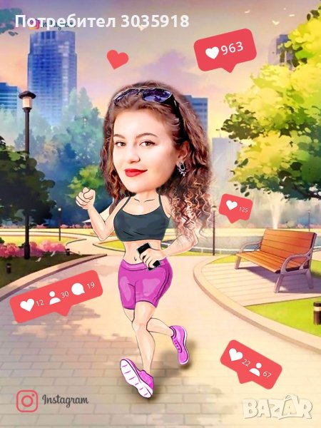 шарж подарък карикатура за рожден ден дипломиране юбилей сватба кръщене, снимка 1