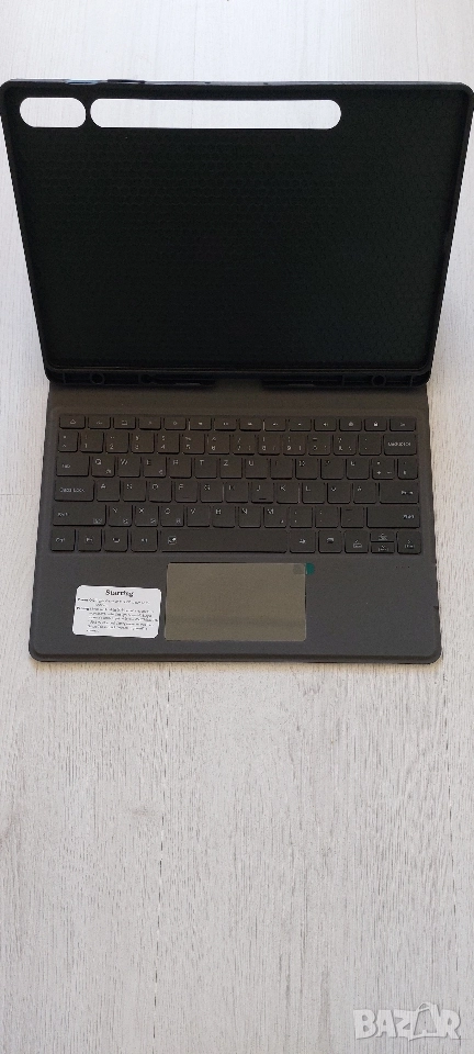 Калъф с Bluetooth клавиатура и RGB подсветка за Samsung Galaxy Tab S9+/S9 FE+ (12.4"), снимка 1