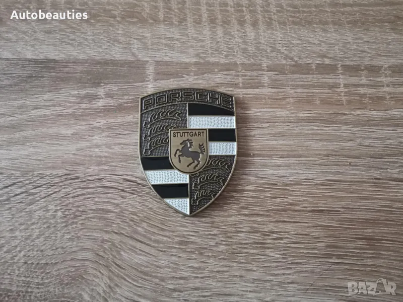 Бронзова Емблема лого Porsche, снимка 1