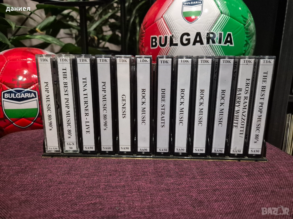 Аудио касети TDK SA/SA-X 90 - поп и рок музика, Genesis, Tina Turner и др. + подарък, снимка 1